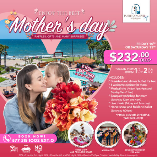 Mother's Day Celebration at Puerto Nuevo Hotel