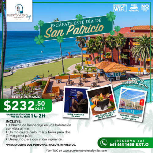 San Patricio en Puerto Nuevo Hotel