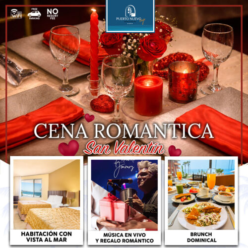 San Valentin en Puerto Nuevo Hotel 2026