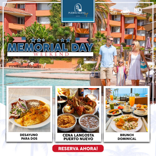 Memorial Day en Puerto Nuevo Hotel 2026