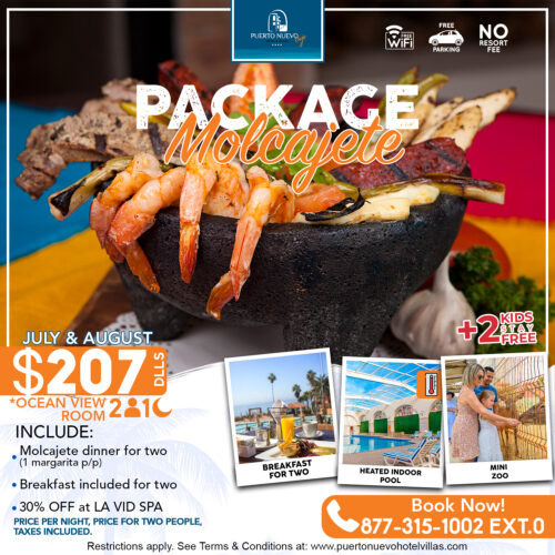 Molcajete Package at Puerto Nuevo Hotel 2026