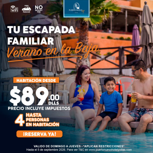 Promo para Locales Puerto Nuevo Hotel y Villas ESP Promo para Locales Puerto Nuevo Hotel y Villas ESP