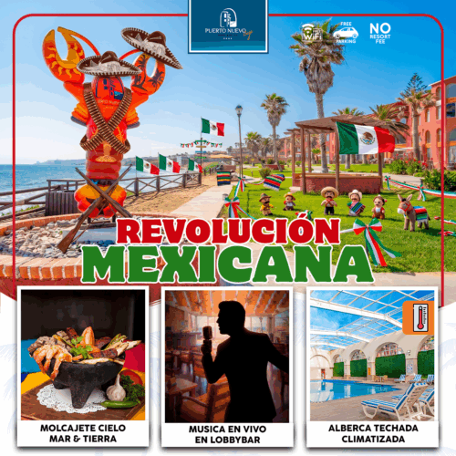 Paquete Revolución Mexicana en Puerto Nuevo Hotel 2026
